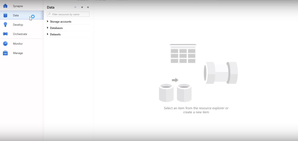 screenshot of Azure Synapse Analytics